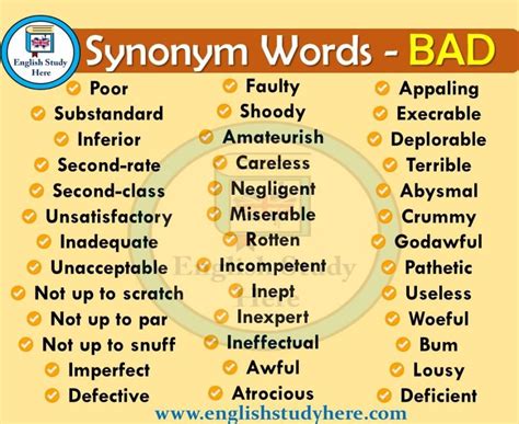 crappy synonym.